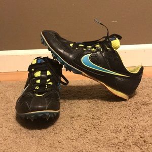 Size 7 Nike track, sprinting spikes.